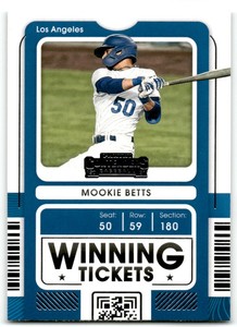 2020 TOPPS THROWBACK THURSDAY MOOKIE BETTS LOS ANGELES DODGERS #50