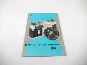 VINTAGE CANON CANONFLEX RM CAMERA OWNER INSTRUCTION MANUAL GUIDE BOOKLET - Picture 1 of 2