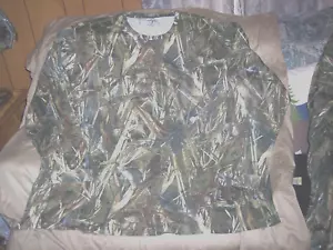 Mens 6X Tall Camo Shirt Camo Hunting Shirt True Timber Camo Drt Long Sleeve - Picture 1 of 7