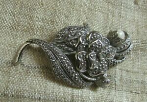 Marcasite Silver Marcasite Fashion Brooches & Pins for sale | eBay