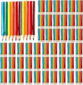 200 Sets Mini Colored Pencils 3.5 Inch Portable Short 1 Count (Pack of 200) - Picture 1 of 7