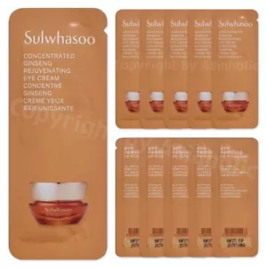 Sulwhasoo Konzentrierter Ginseng Verjüngende Augencreme 1ml (10 Stück ~ 150 Stück) Neu - Bild 1 von 19