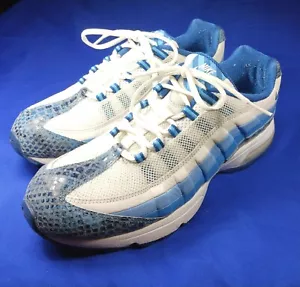 Nike Air Max 95 Zen Damenschuhe Größe 11,5 blau Frost Schlangenleder weiß 313866-141 - Bild 1 von 9