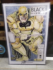 Black Hammer Kunstdruck Poster SIGNIERT Jeff Lemire - SDCC 2017 Diamond Retailer - Bild 1 von 8