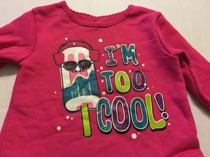 Camicia in pile bambina 12 mesi rosa scuro grafica bambino  - Foto 1 di 2