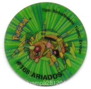 #167 SPINARAK TAZO HOLO 3 LENTICULAR EVOLUCION POKEMON TAZOS 2001 MATUTANO - Bild 1 von 2