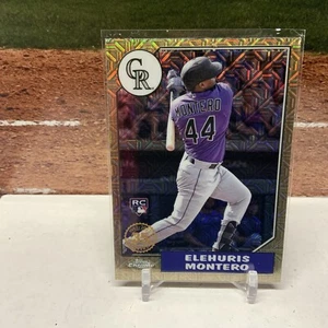 2022 Topps Update 1987 Silver Pack Elehuris Montero #T87C-29 Colorado Rockies - Picture 1 of 2
