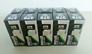 100 pilas maxell 376 - SR626W - oxido de plata - Imagen 1 de 1