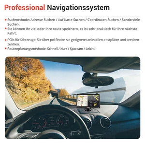 7 Zoll LKW AUTO PKW Navigationsgerät Navigation Navi 8G 2D 3D EU DE Karte XGODY - Bild 1 von 12