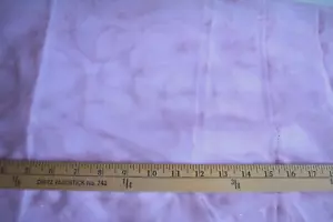 SPARKLEY SWIRLS ON PINK MESH SHEER POLYESTER MESH FABRIC 32X54 INCHES - Picture 1 of 2