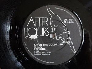 PRELUDE - AFTER THE GOLDRUSH 1982 7" VINYL SINGLE. AFT 02. - Imagen 1 de 2