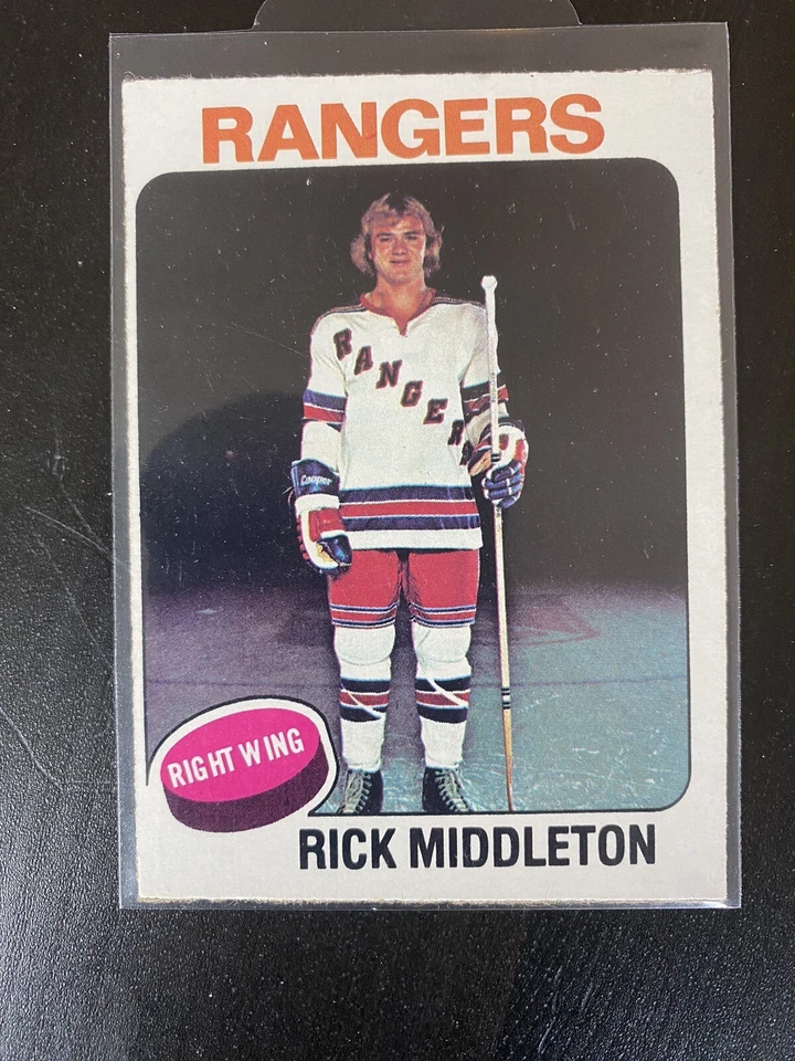 $5 – 1975-76 Topps Rick Middleton #37 NM-MT - Image 1 of 1