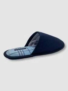 Club Room Men's Indoor/Outdoor Slip-on Comfort Mule Slippers Navy - Small 6-7 - Picture 1 of 8