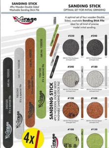 MIRAGE SANDING STICK OPTIMAL SET [4pcs/8 STAGES] - Bild 1 von 1