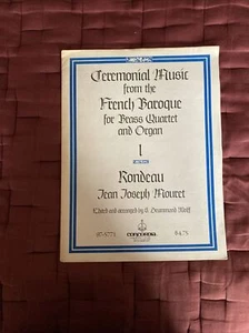Festmusik aus dem französischen Barock für Blechbläserquartett und Orgel 1, Rondeau - Bild 1 von 3