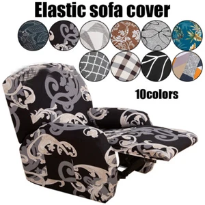 Printed Stretch Recliner Slipcover Lazy Boy Sofa Chair Cover Furniture ProtectoR - Picture 1 of 22