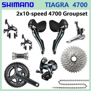 Shimano Tiagra 4700 2X10 Speed Full Groupset 165/170/172.5/175mm Road Bike - Picture 1 of 10