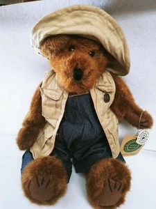 Peluche Boyds Bear Archive Collection 20th Ann Himingway K.Grizzman 14" con etiquetas - Imagen 1 de 9