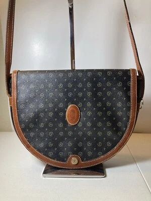 Bolso Bandolera Italiano Pollini Monograma Cuero Foto 1 de 4