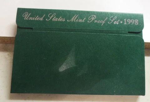 1998 UNITED STATES MINT PROOF SET Cover