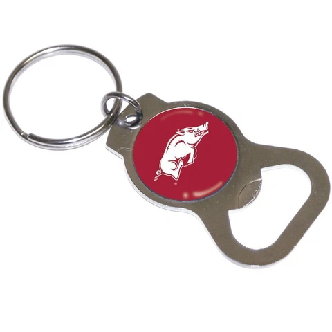 TSA,Sports-University,Bottle Opener Key Ring, University of Arkansas Cover