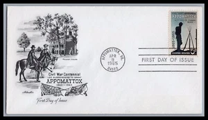 US FDC # 1182 5c Appomattox Artmaster 1965, 9e304 - Picture 1 of 1