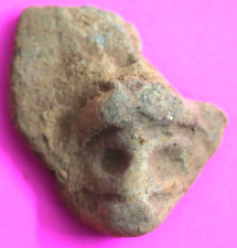 Präkolumbianisches Artefakt Taino Keramikgesicht 1000 bis 1400 n. Chr. Frosch Affe oder? COA 07