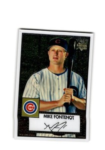 2007 Topps 52 Chrome Chicago Cubs Baseball Card #31 Mike Fontenot 0281/1952