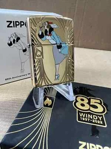 Zippo Windproof Armor Lighter HP Brass Windy 85th LIMITED 12,500 COTY 2022 NEW - Picture 1 of 12