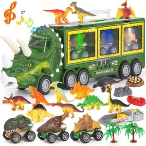 23TLG Spielset "Dinosaurier Truck Dino Party" Kinder Spielzeug Dinosaurier - Bild 1 von 24