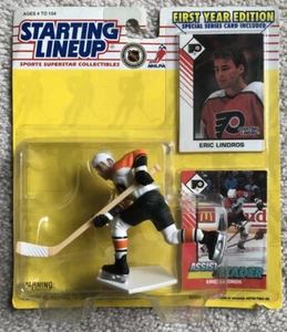 1993 STARTING LINEUP ERIC LINDROS NHL Action Figure Kenner NOC 1st Year Ed “A” - Picture 1 of 12