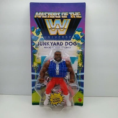 Figura Masters of The WWE Universe Wave 7 Junkyard Dog MOTU NUEVO Foto 1 de 2