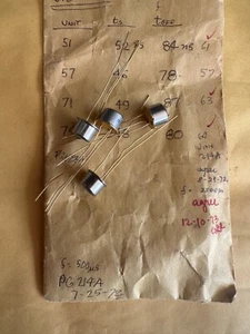 Original National Semiconductor 2N6715 Power Transistors Test Units Notes Gold - Picture 1 of 8