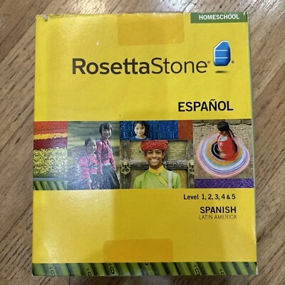 Rosetta Stone Spanish (Latin America) Level 1, 2, 3, Homeschool Edition V3 - Image 1 of 3