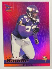 1999 Pacific Prism Pink Refractor John Randle SP /320 Minnesota Vikings HOF #84