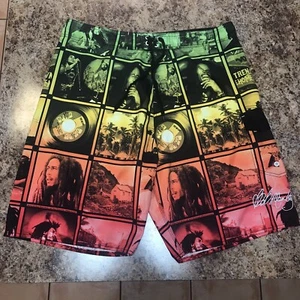 Bob Marley The Collection Swim Trunks Board Shorts Zion Rootswear Men's 36 - Picture 1 of 17