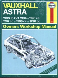 NEW OLD STOCK Haynes Workshop Manual Vauxhall Astra 1980 - 1984 (Petrol) - Picture 1 of 1