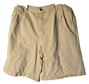 Pantalones Cortos Jazzman Caqui Tostado De Colección Frente Plano Sueltos Entrepierna Para Hombre 8" pulgadas Talla 31 - Imagen 1 de 7