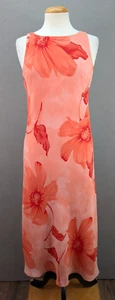 AGB Byer California Bold Floral Sleeveless Maxi Dress Size 10 Boho Babe Hongkong - Picture 1 of 10