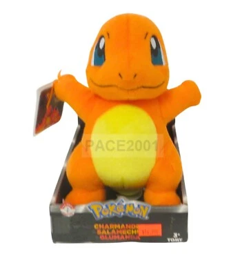 Peluche de 8 pulgadas TOMY Pokemon Charmander Trainer's Choice con licencia oficial Foto 1 de 4