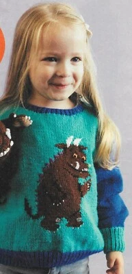A GRUFFALO Jumper Sweater KNITTING PATTERN Grufalo - Image 1 of 2