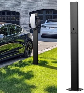Ufixed Outdoor Pedestal for Tesla EV Charger Gen 3, Mobile Connector & J1772 - Picture 1 of 10