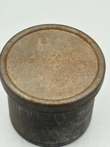 Vintage Antipholgistische Dose mit geprägtem Deckel - leer - Bild 1 von 4