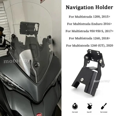 Suporte de telefone suporte de navegação GPS para Ducati Multistrada 1200/Enduro/950 S - Imagem 1 de 4