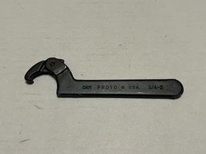 (Opened Box) PROTO C471 Adjustable Hook Spanner Wrench 3/4-2" - Picture 1 of 3