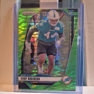 2024 Panini Prizm #319 Chop Robinson RC Green Prizm Miami Dolphins - Picture 1 of 2