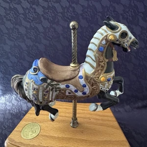 Tobin Fraley Carousel Horse Music Box 3rd Edition #9/4500 SF Music Box Co - Picture 1 of 13