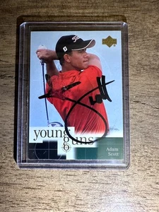 Tarjeta firmada por ADAM SCOTT AUSTRALIA PGA TOUR GOLFISTA 2013 MASTERS CHAMPION CERTIFICADO DE AUTENTICIDAD - Imagen 1 de 1