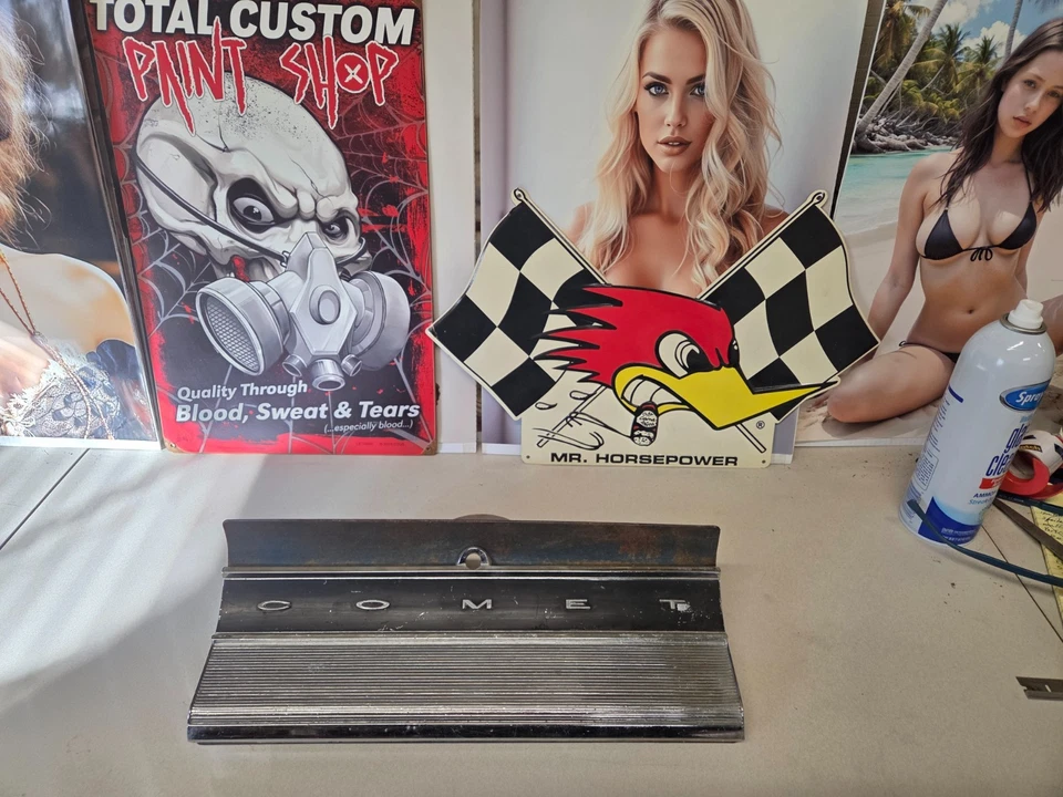 Mercury Comet Cyclone Caliente 1964 convertible guantera puerta y moldura Foto 1 de 4