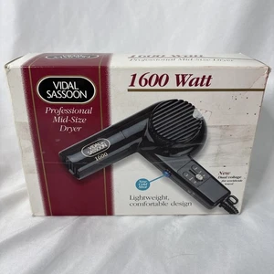 Vtg Vidal Sassoon 1600 Watt Professional Mid-size Dryer VS-503 b1 New Open Box - Picture 1 of 6